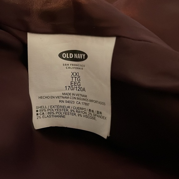 Old Navy Women’s Plus Burgundy Pea Coat XXL - Picture 11 of 11